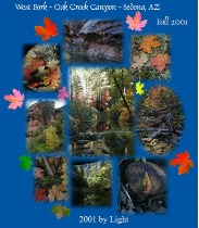Fall Collage - Oak Creek Canyon - Sedona, AZ