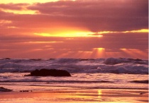 God Rays at Sunset