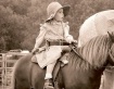 Sitting of her po...