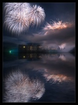 Firework Reflections