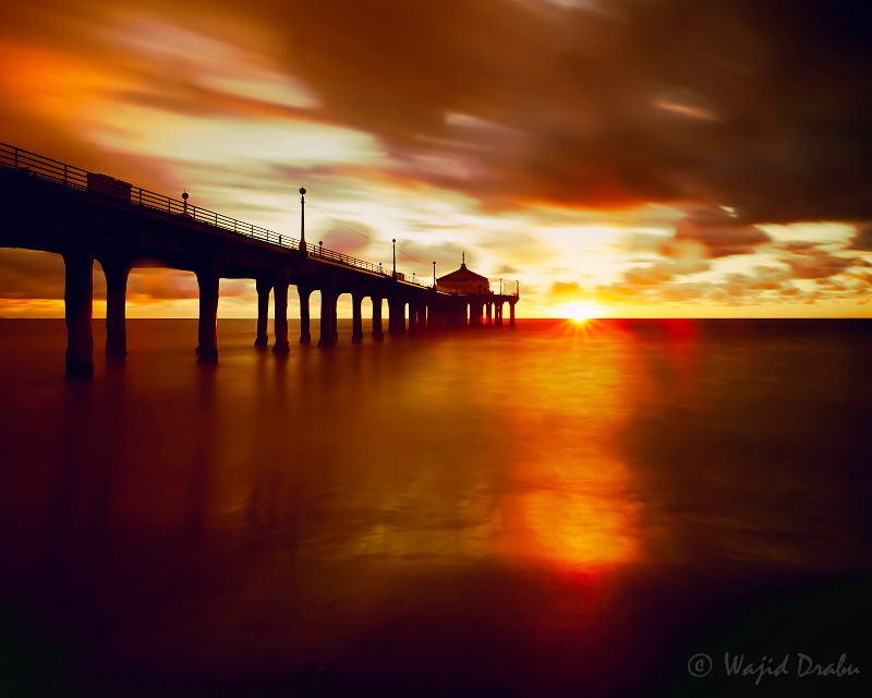 Sunset at the pier
