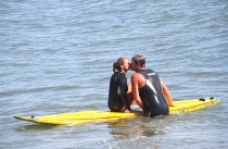 Tandem Surfer Smooch