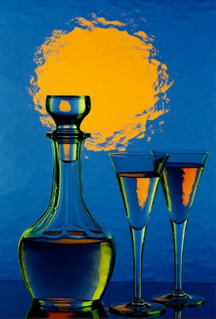 October 2001 Photo Contest Second Place Winner - Colourful Glas