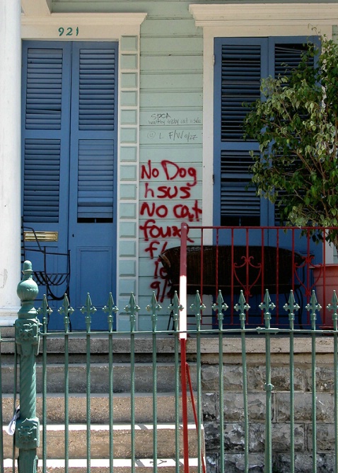 Marked During Hurricane Katrina