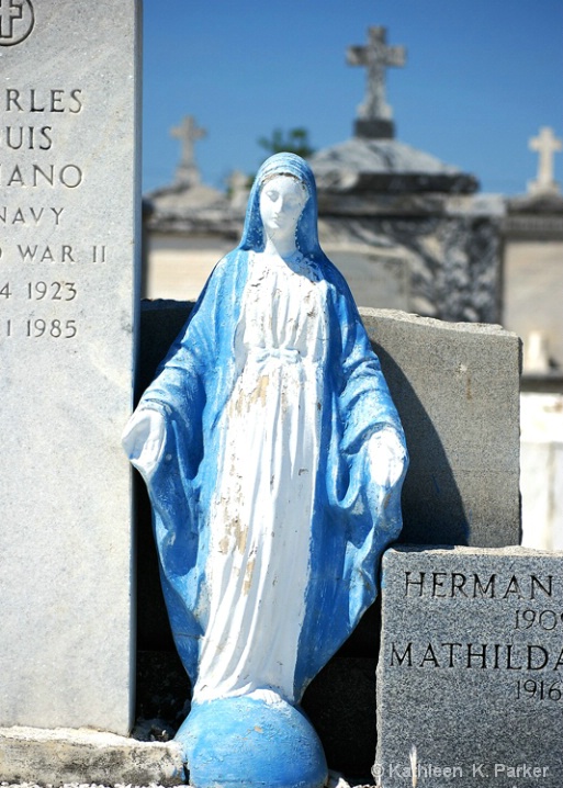 Mary Statue, New Orleans Greenwood Cemetery