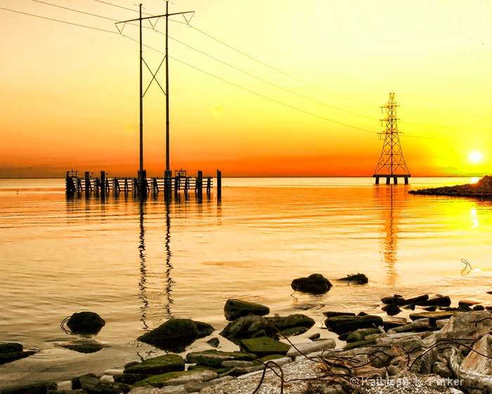 Sunrise Begins on Lake Pontchartrain