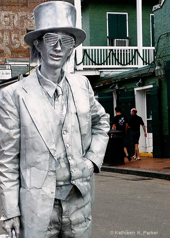 Silver Man 3, Mime in French Quarter