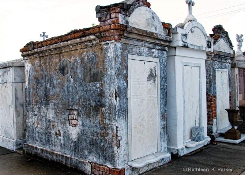 "Regular" Tombs in St. Roch Cemetery