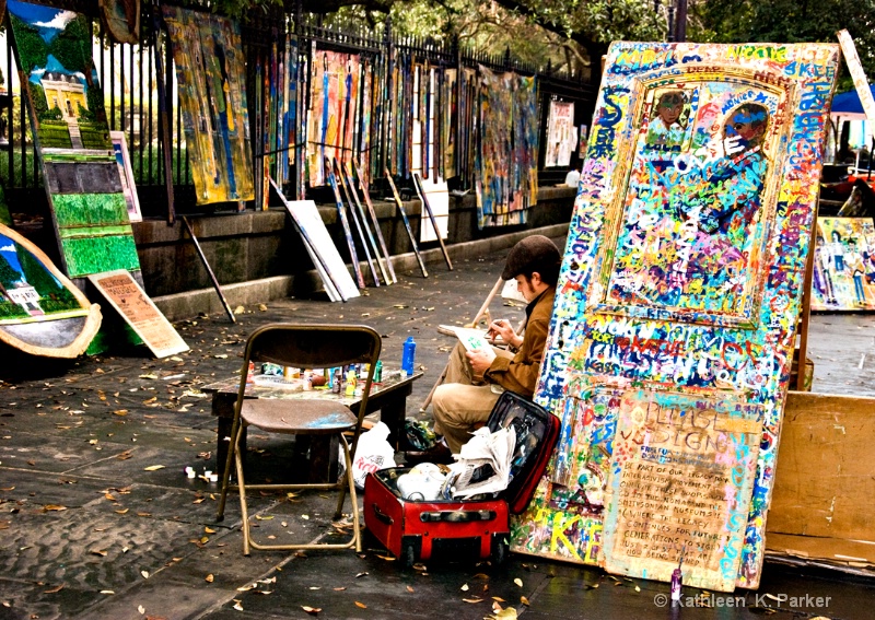 Artistry at Jackson Square, New Orleans