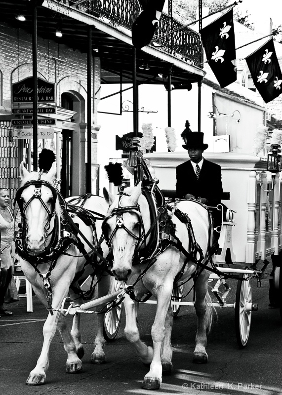 Funeral Carriage on Royal Street