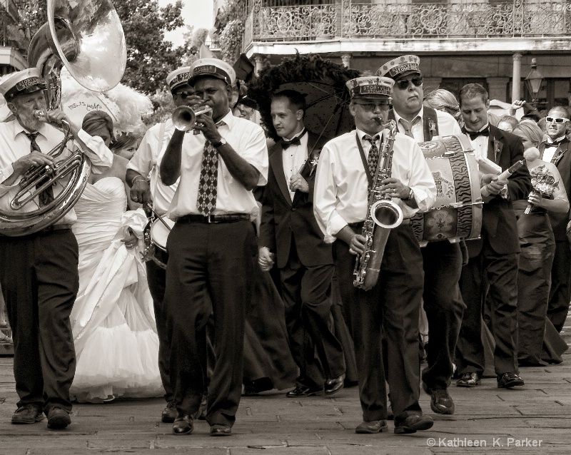 Jazz Wedding "Second Line" Procession, New