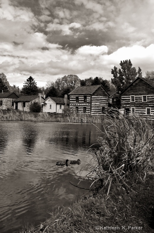 Old Bedford Village, PA_Monochrome