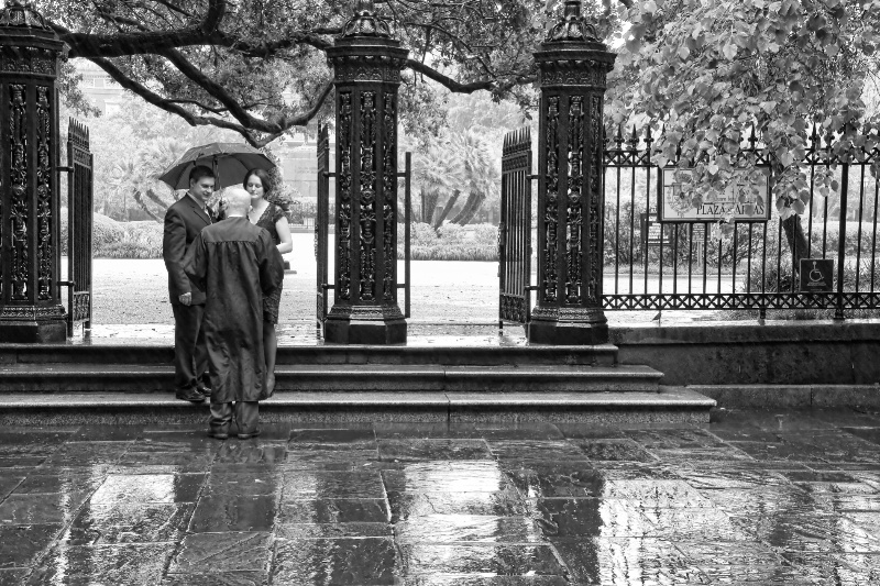 Destination Wedding NOLA--Gates Jackson Square