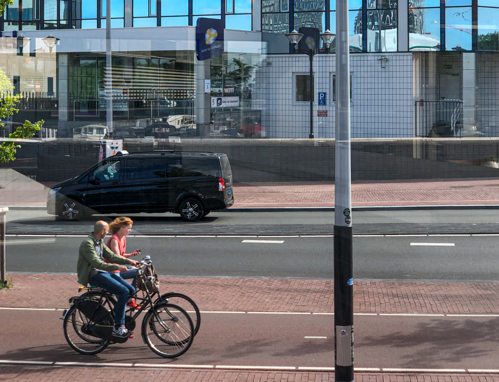 Biking is big in the Netherlands.