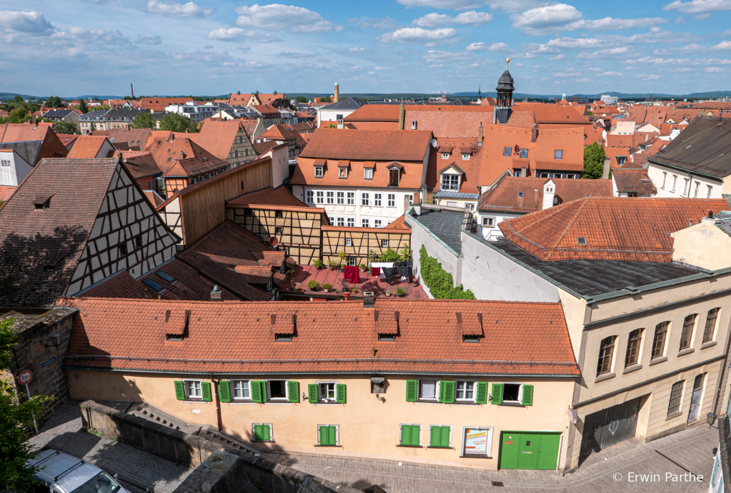 Red roofs of Bamberg