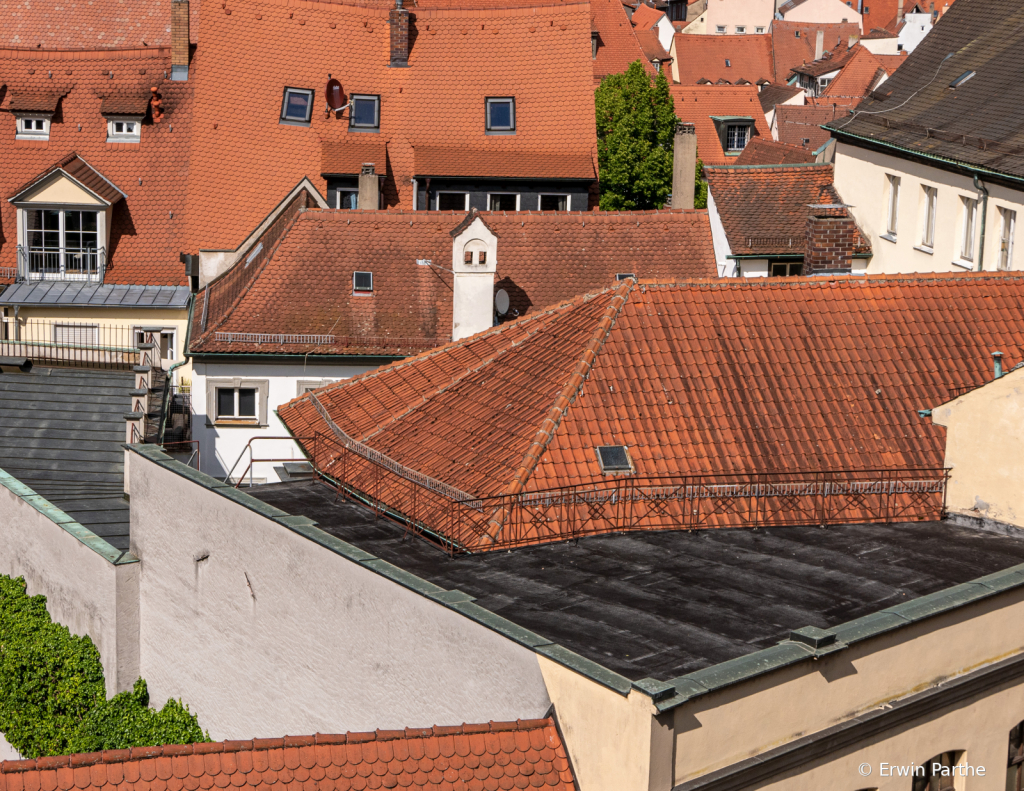Red roofs of Bamberg