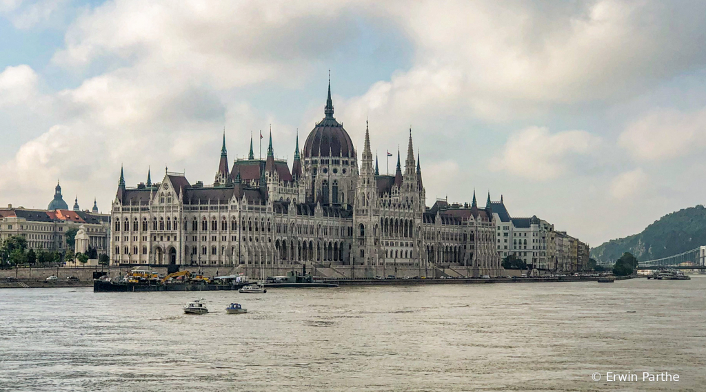 view of the Hungarian Parliament Building