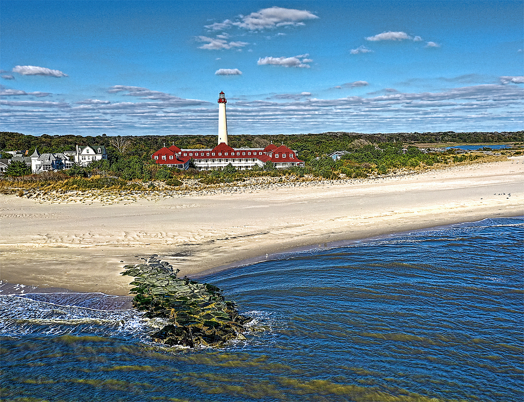 Seminary from the Sea - Cape May