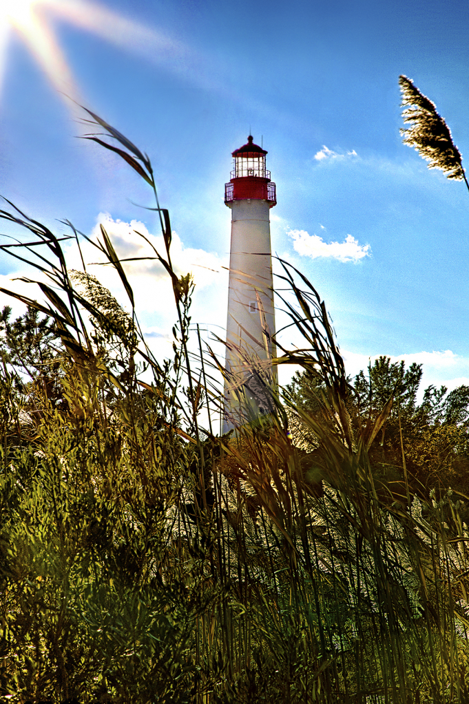 Cape May Light and Sun