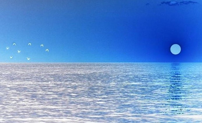 If I had a beach...it would be blue