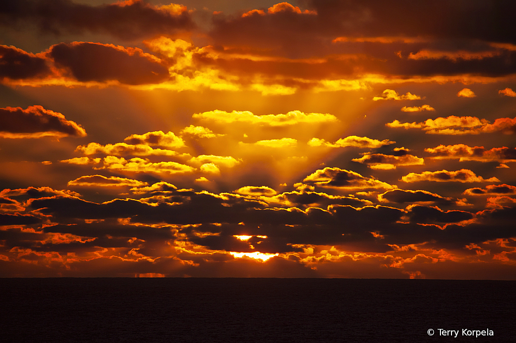 Sunset in Hawaii