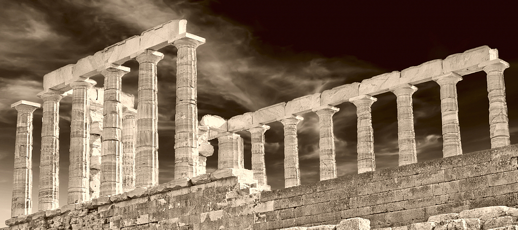 Poseidon Temple Columns.