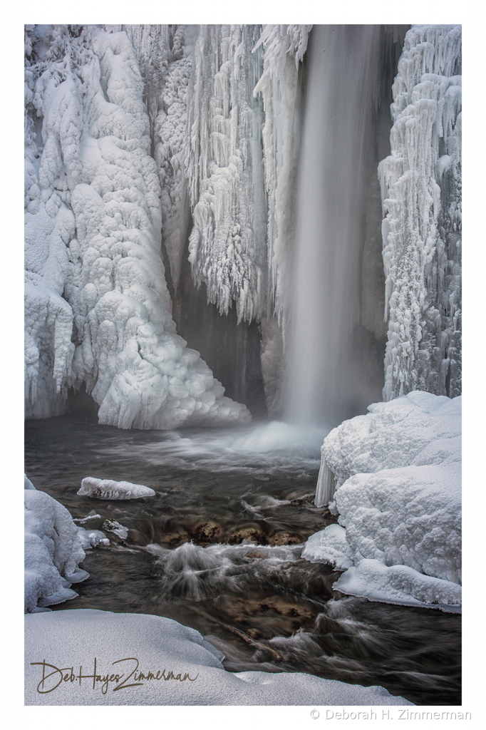 Icy Habits at the Base of Spearfish Falls