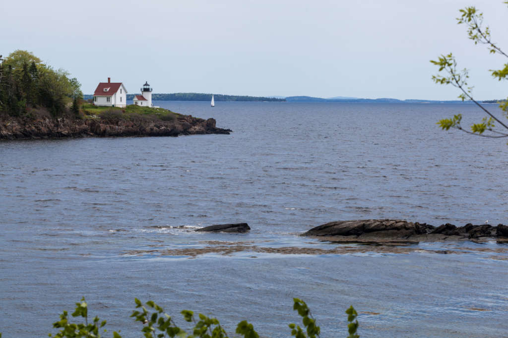 Lonely Lighthouse Lighting the Way