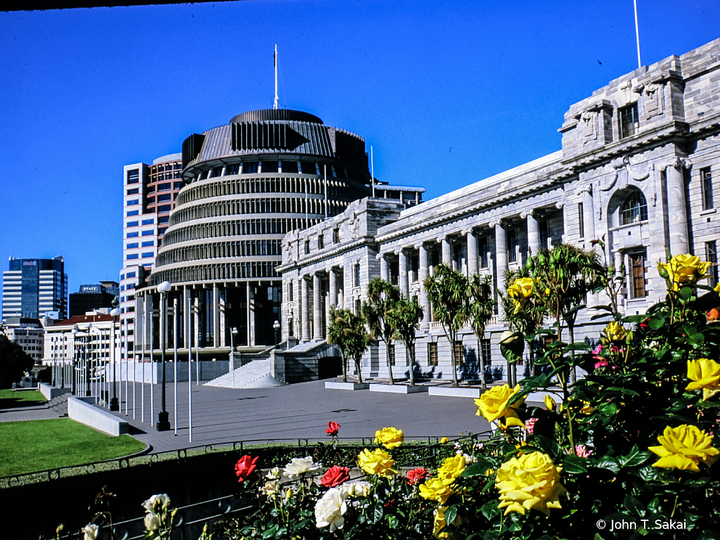 New Zealand Parliament, "The Beehive"