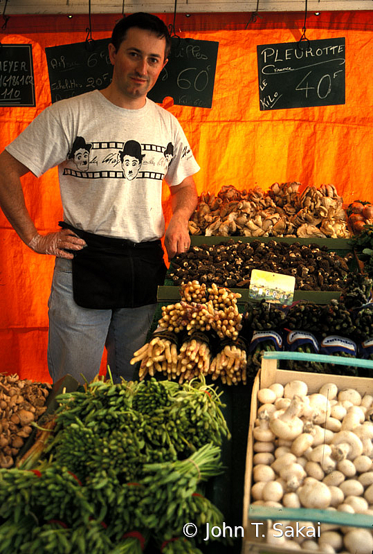 Mushroom and Vegetable Vendor