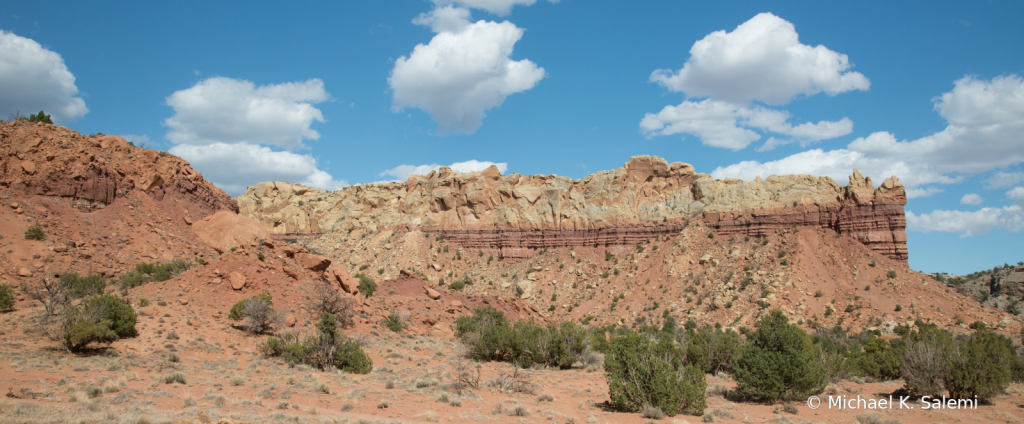 Clouds above Ridge Line near Ghost Ranch