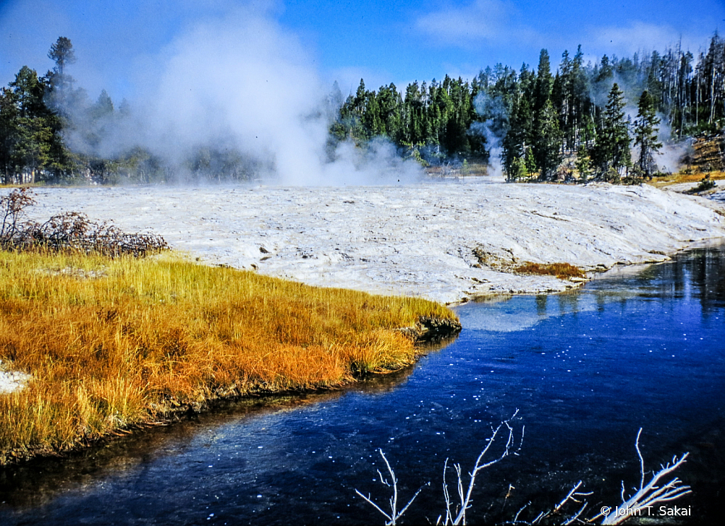Geyser and Blue Water