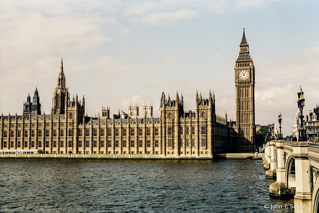 Houses of Parliament on the River Thames