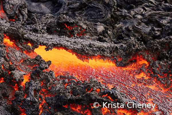 Lava flow, Fagradalsfjall volcano, Iceland