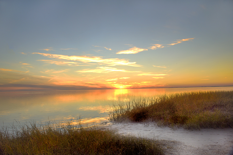 Sunset St Marks NWR