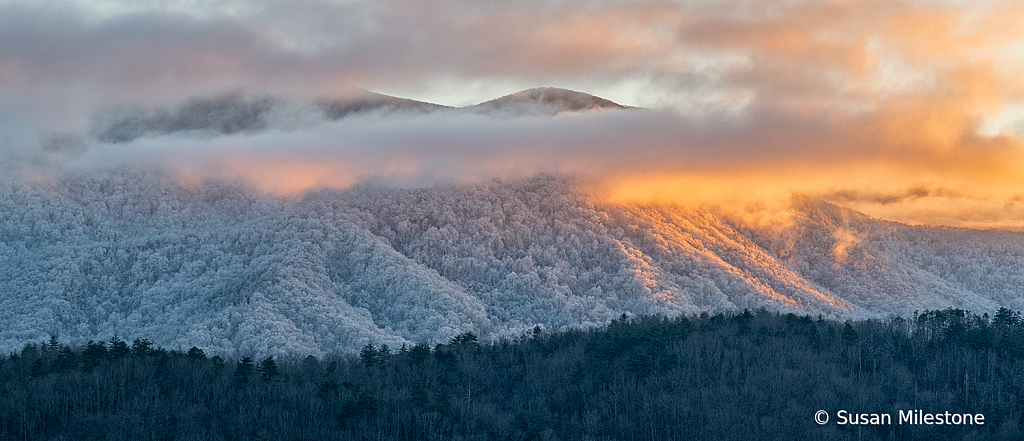 7636 Cades Cove Winter Sunset