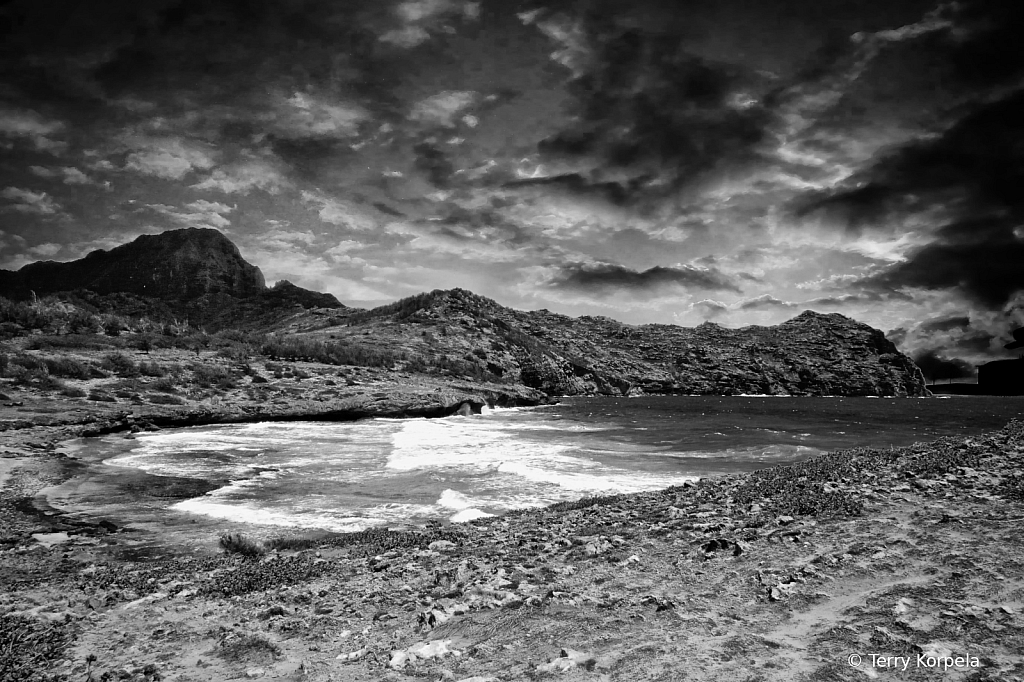 Kauai Scenic View B&W