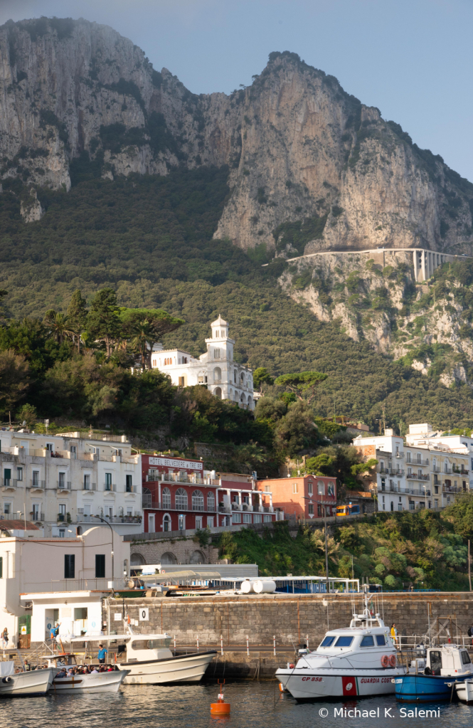 Capri Viewed from the Harbor