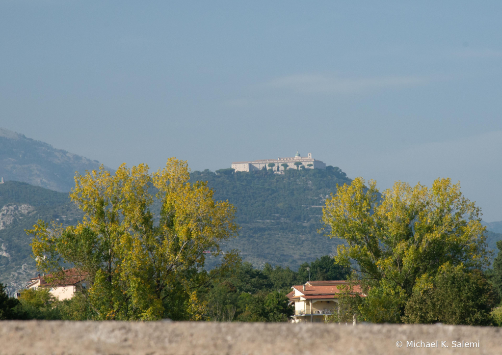 Monte Cassino Viewed from the Rapido River