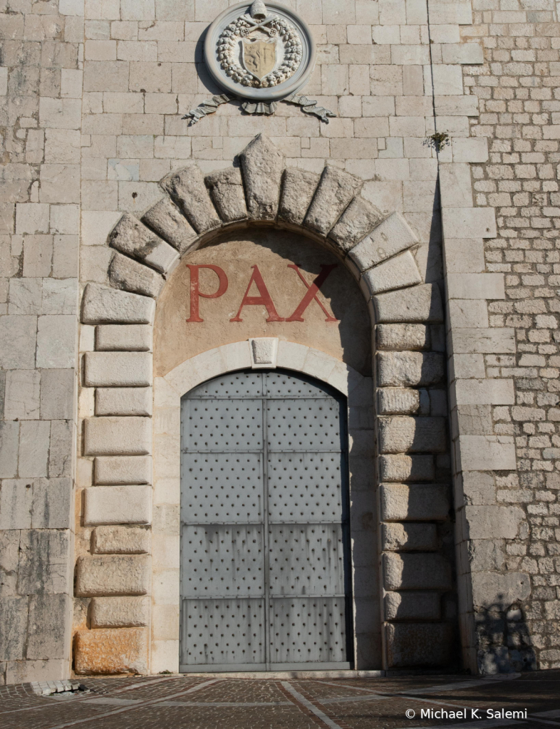 The Peace Door at Monte Cassino