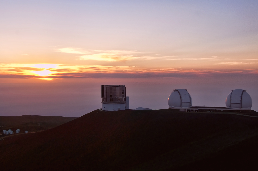 Sunset at Mauna Kea Summit