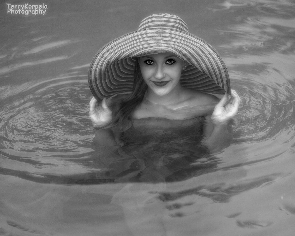 Summer Portrait B&W