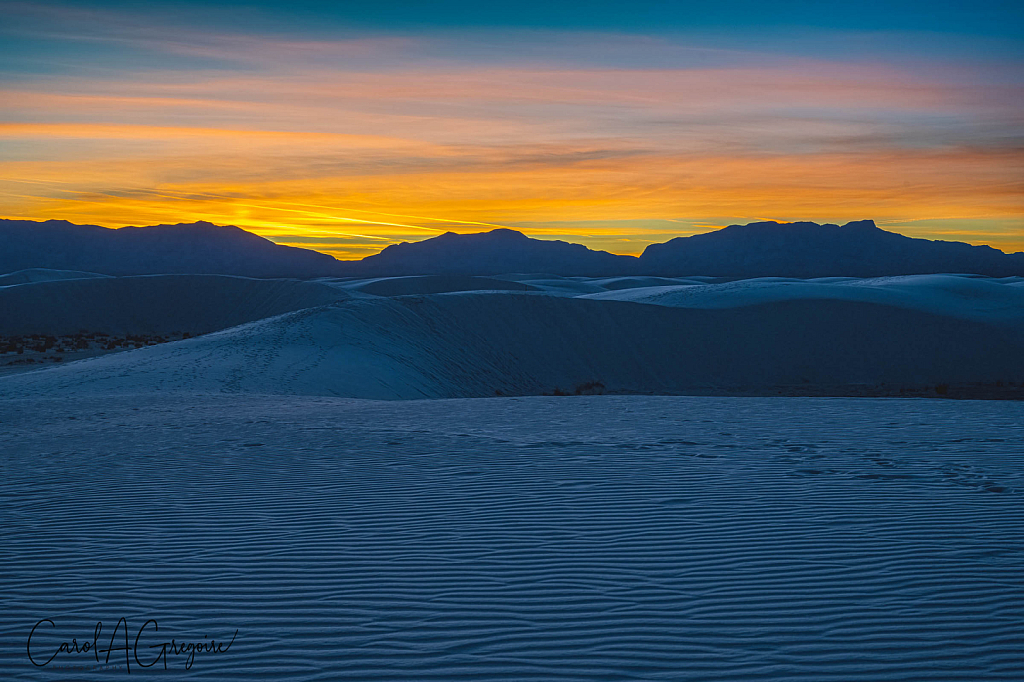 White Sands Sunset