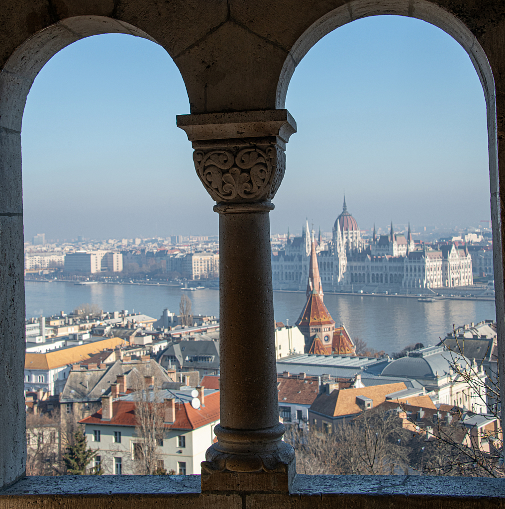 View from Fisherman's Bastion Budapest