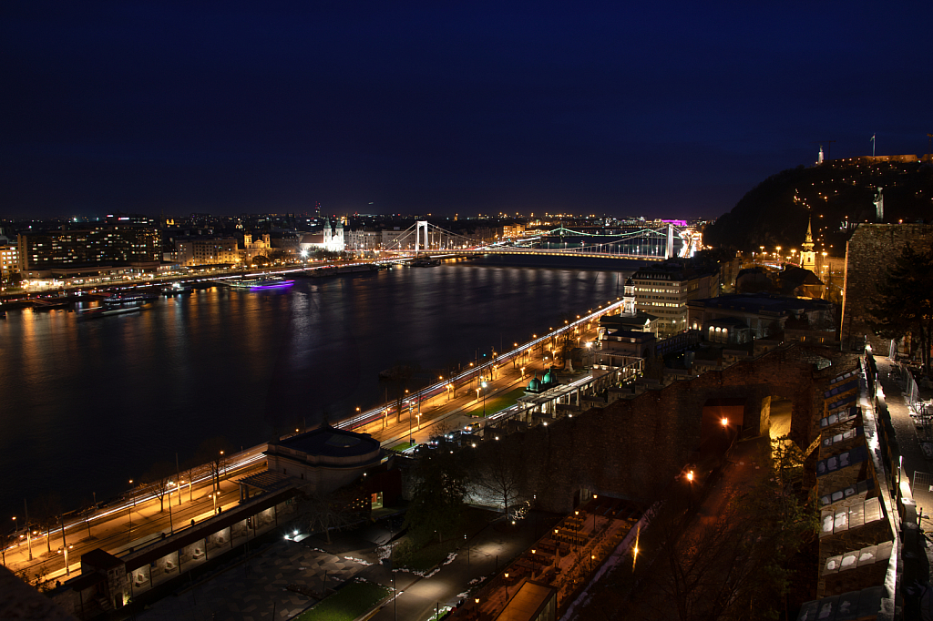 Danube and Elizabeth Bridge Budapest
