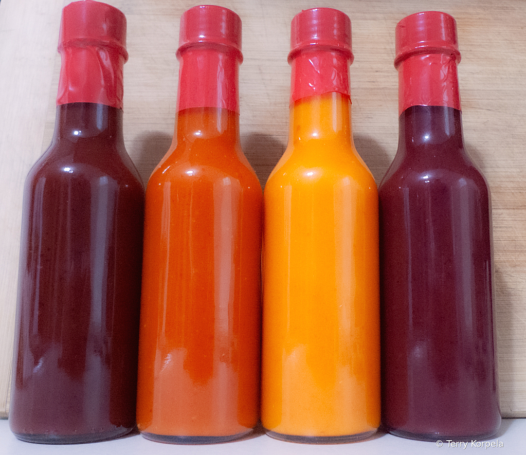 A Few Hot Sauces I Have Made