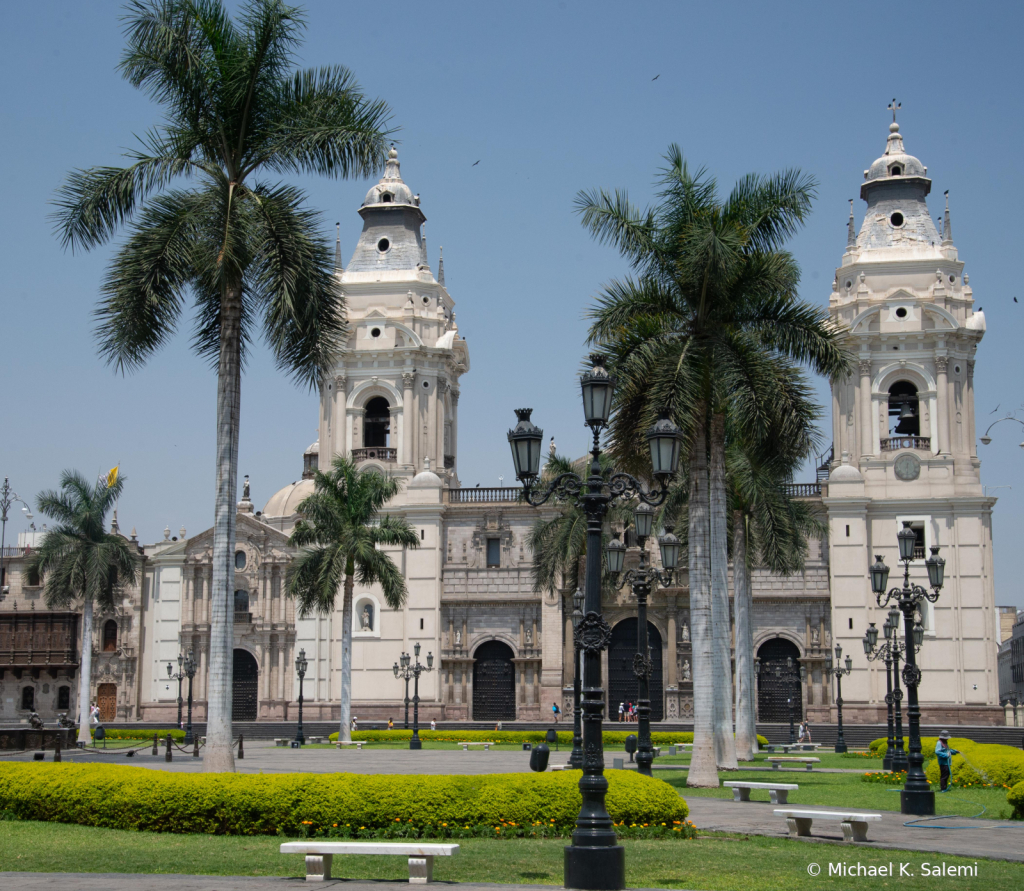 Colonial Cathedral in Lima