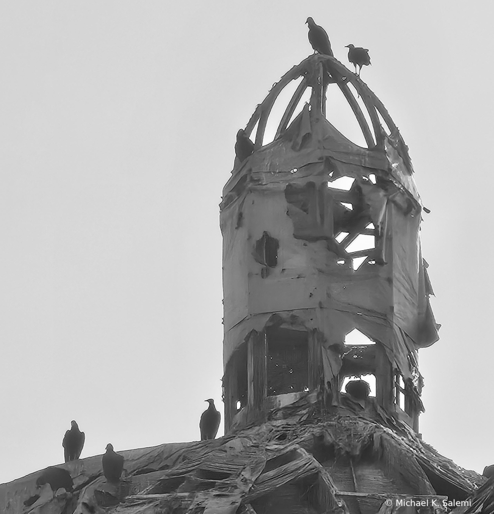 Abandoned Church Cupola in Lima