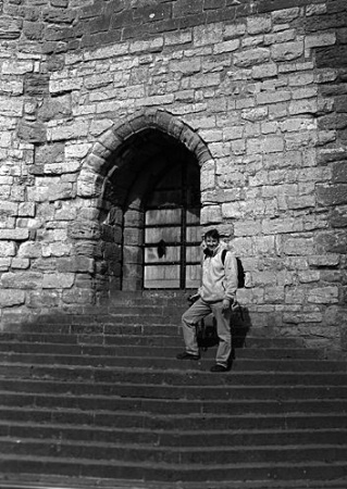 On the Castle Steps