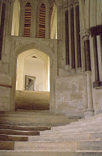 Wells Cathedral Stairway - ID: 917 © Jim Miotke